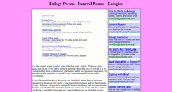 Desktop Screenshot of bestfuneralpoems.com